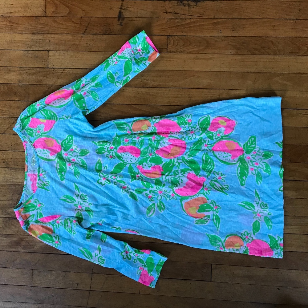 Lilly Pulitzer Tunic Dress- Peach pattern
